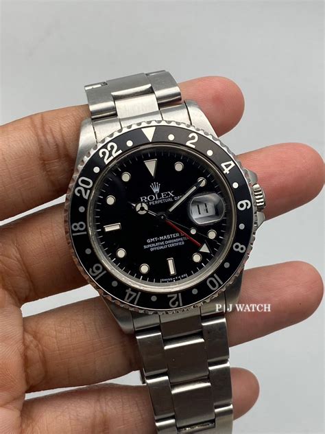 black dial gmt rolex|rolex gmt black bezel.